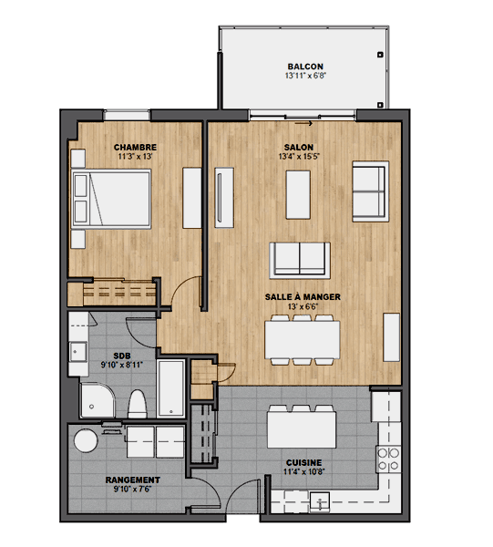Plan de l'unité de condo
